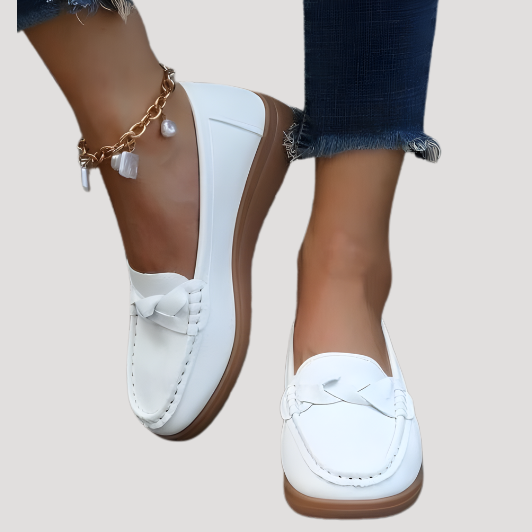 Women's Soft Faux Leather Slip On Loafers