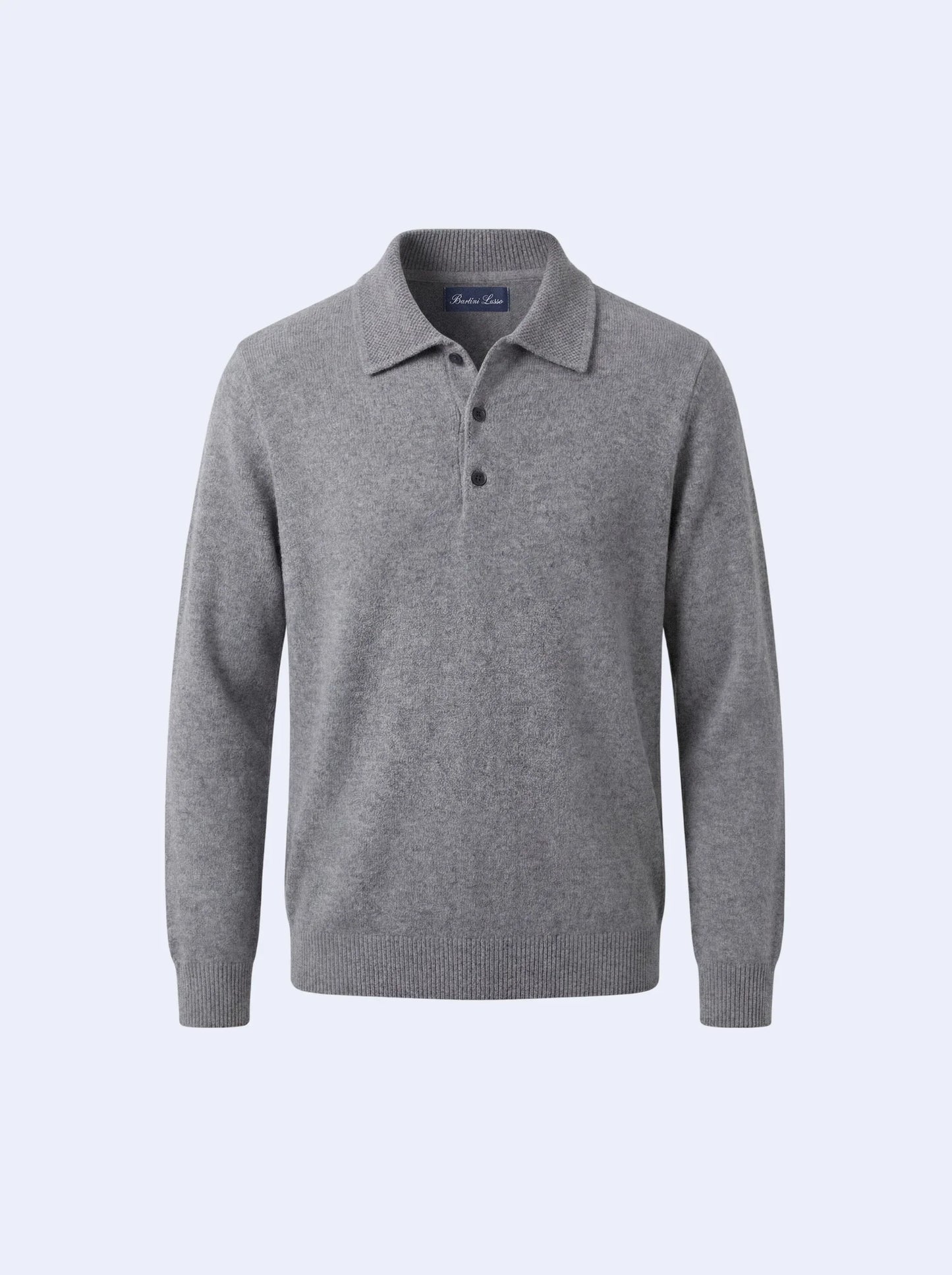 Cashmere Polo Grey
