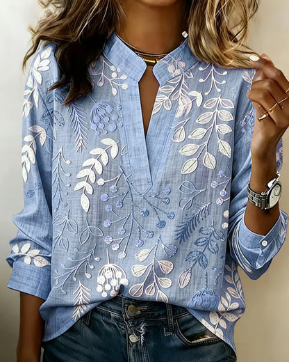 Soft Touch Floral Blouse