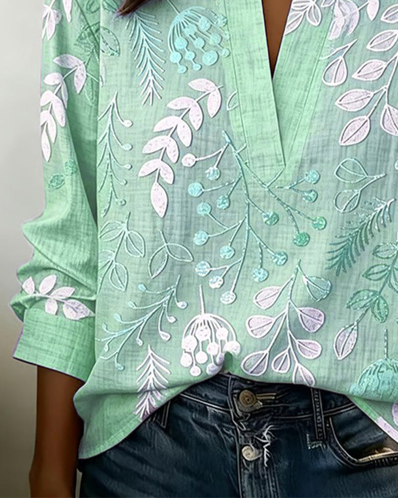 Soft Touch Floral Blouse