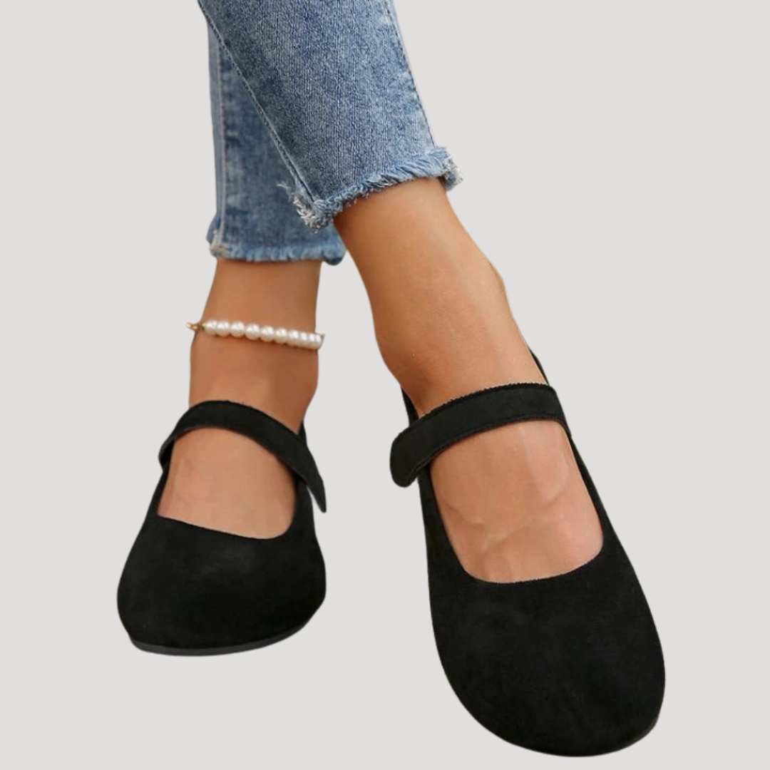 Women’s Comfortable Suede Mary Jane Flats