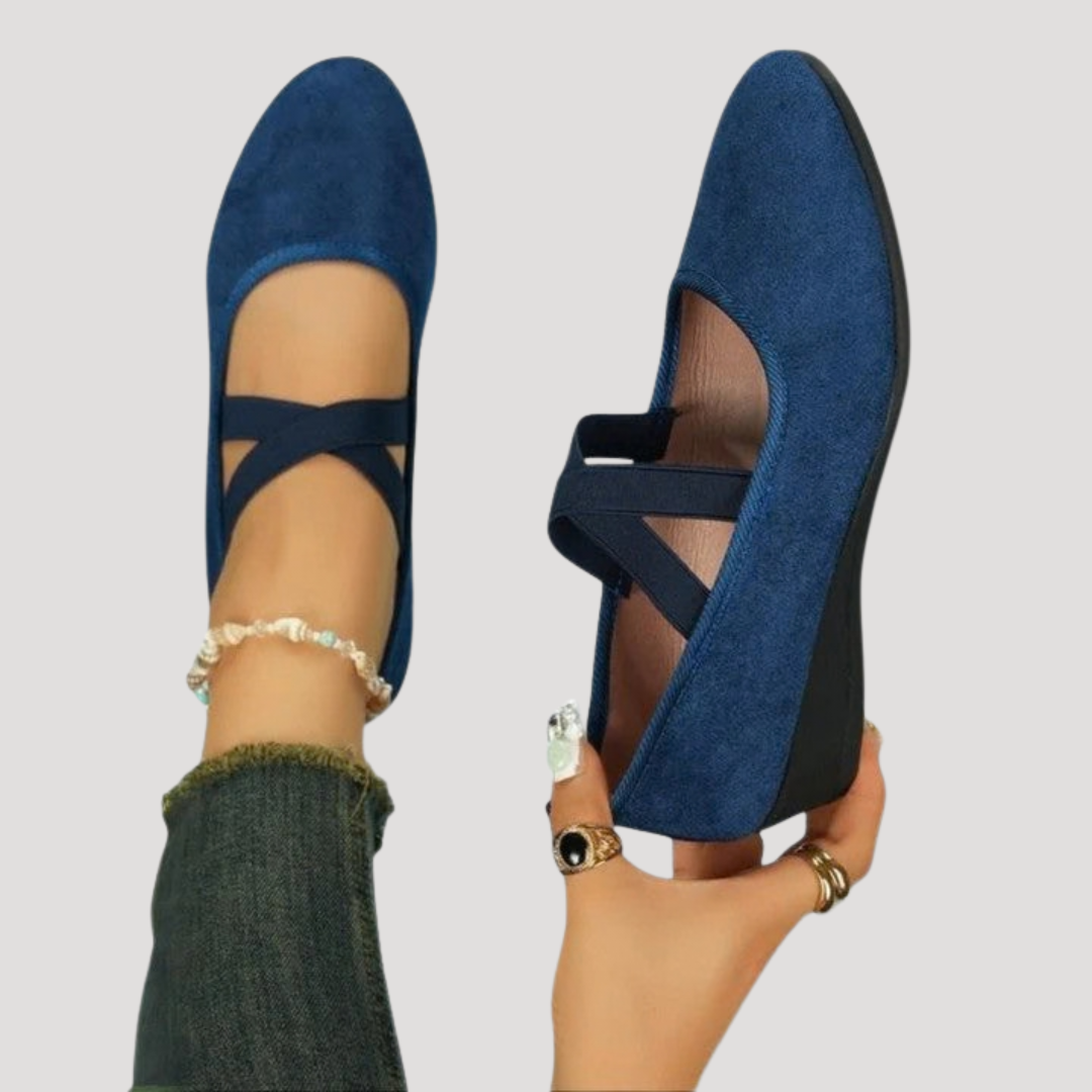 Mary Jane Comfort Wedge Flat Shoes