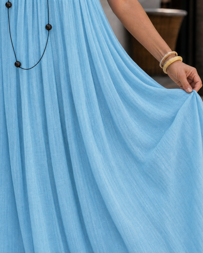 Amener | Flowing Sleeveless Strappy Relaxed Midi Dress