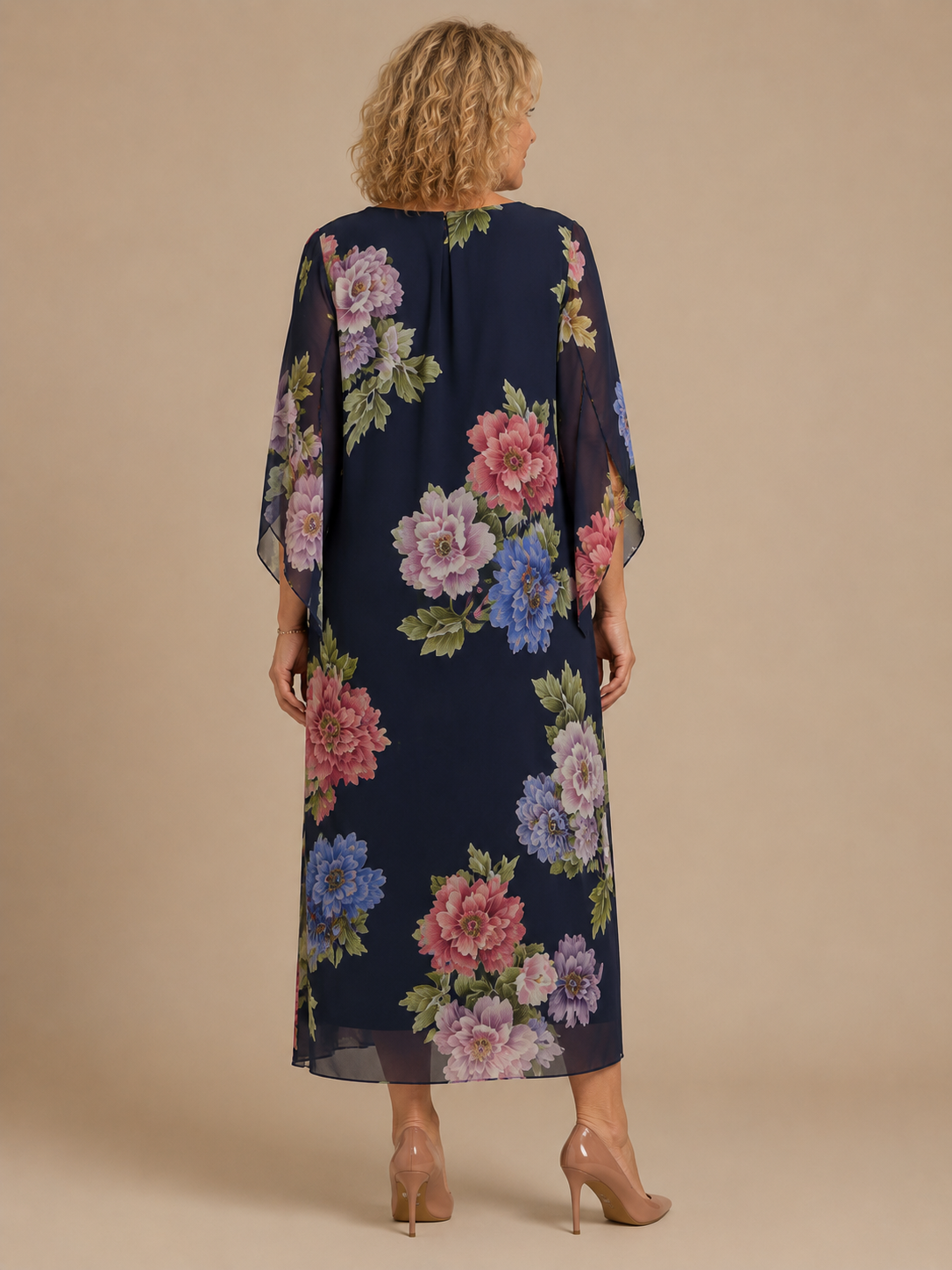 Floral Print Maxi Dress Lightweight