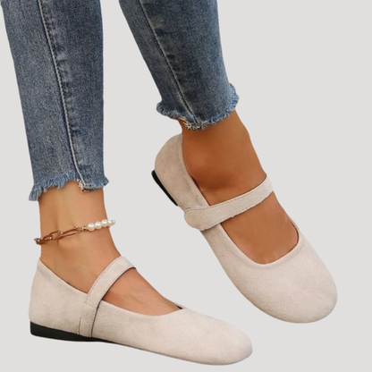 Women’s Comfortable Suede Mary Jane Flats