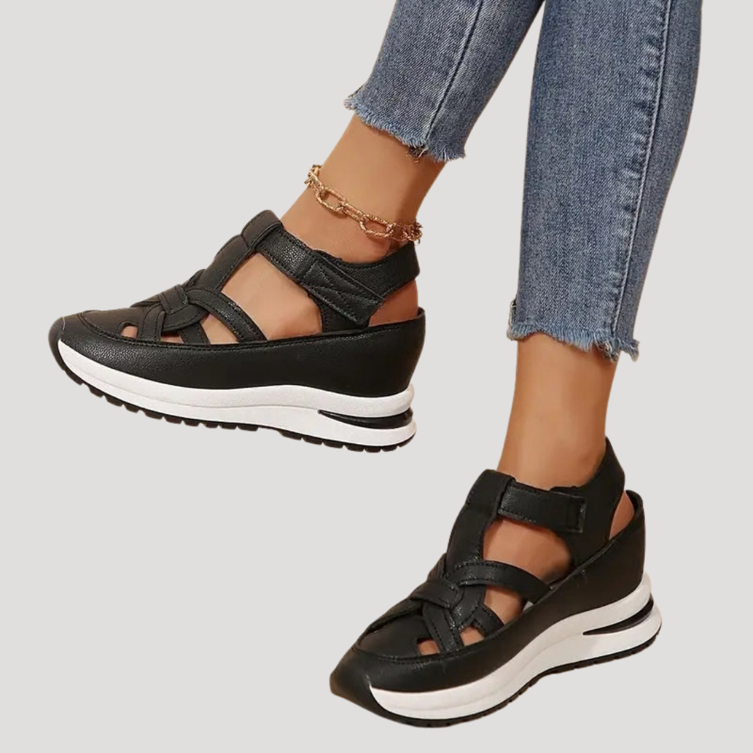Women’s Adjustable Velcro All-Day Comfort Walking Sandals
