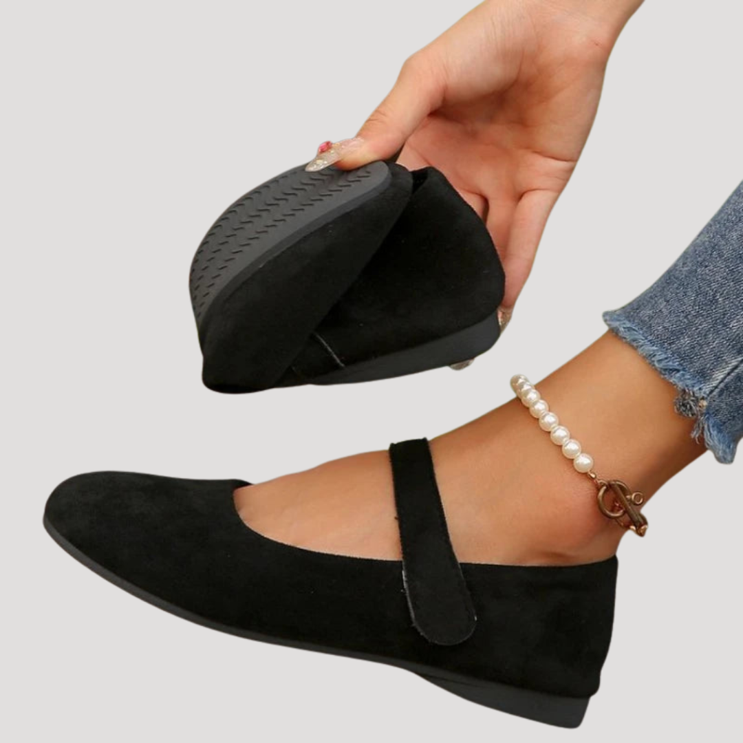Women’s Comfortable Suede Mary Jane Flats