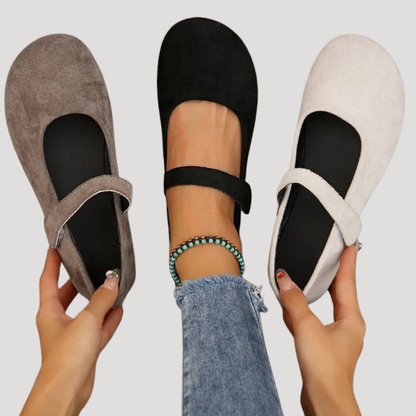 Women’s Comfortable Suede Mary Jane Flats