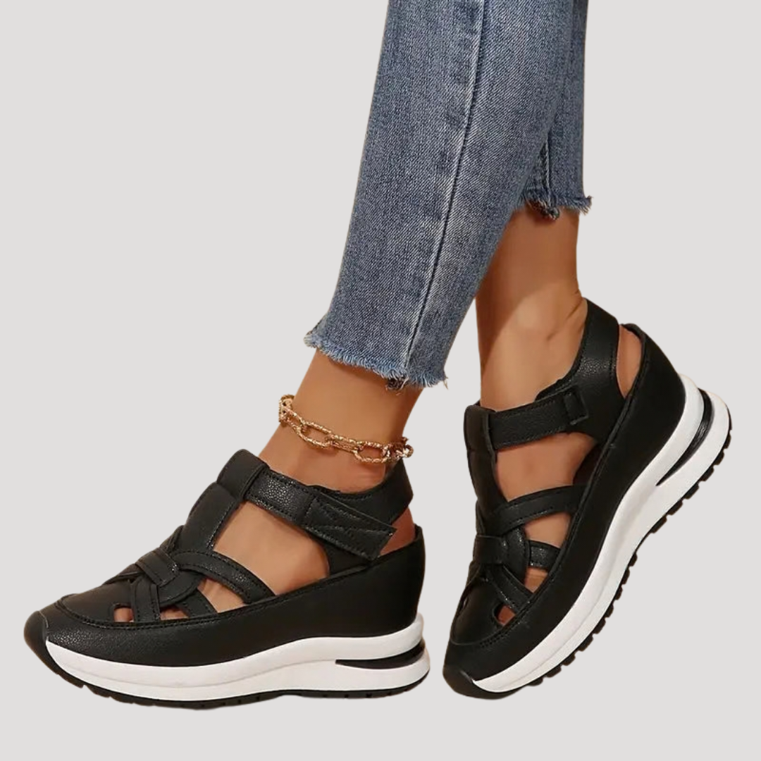 Women’s Adjustable Velcro All-Day Comfort Walking Sandals