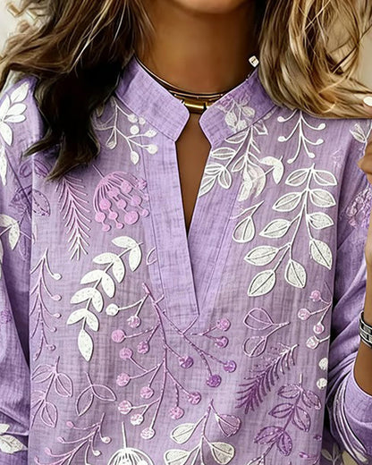 Soft Touch Floral Blouse