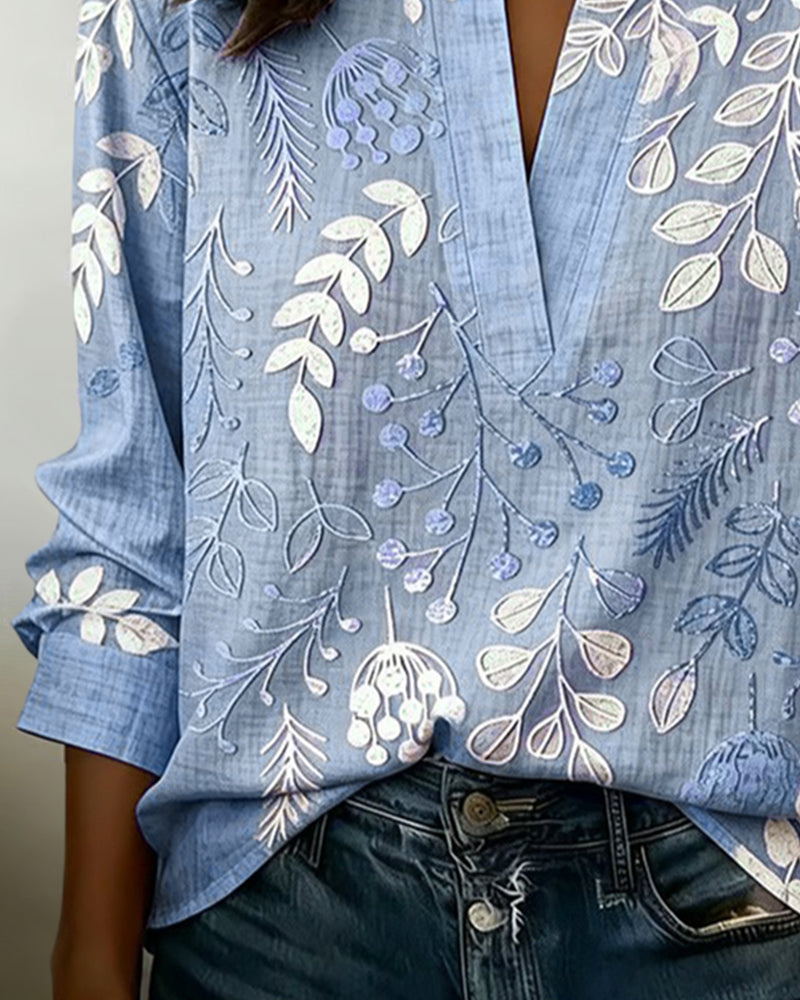 Soft Touch Floral Blouse
