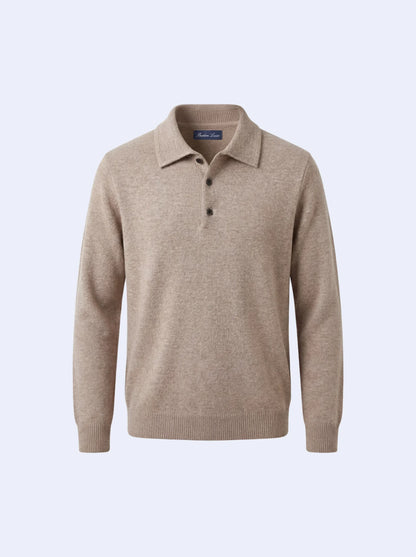 Cashmere Polo Beige