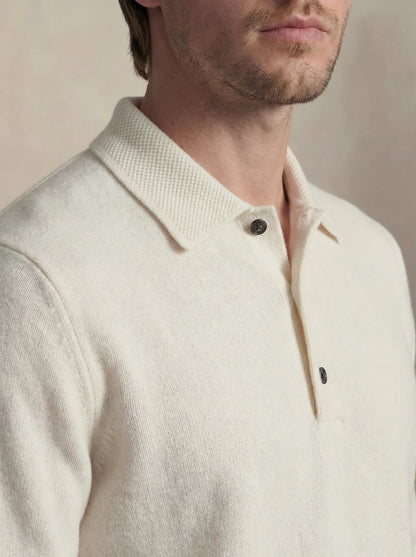 Cashmere Polo Off-White
