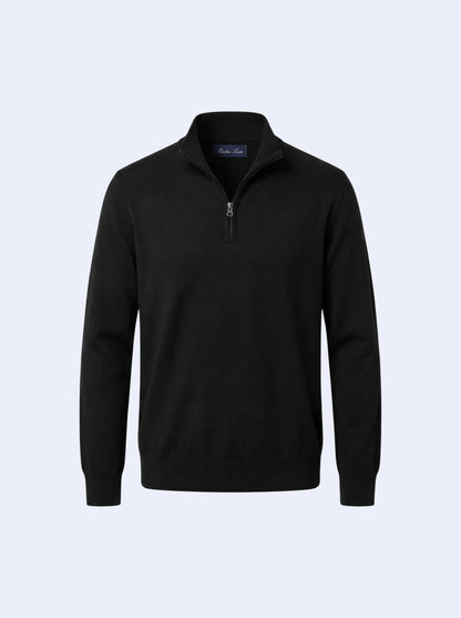 Classic Half-Zip Black
