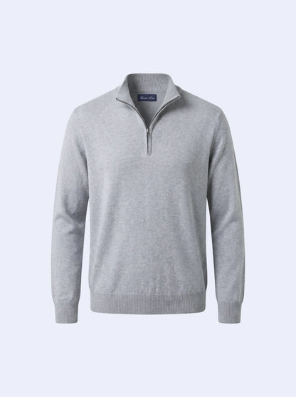 Classic Half-Zip Light Grey