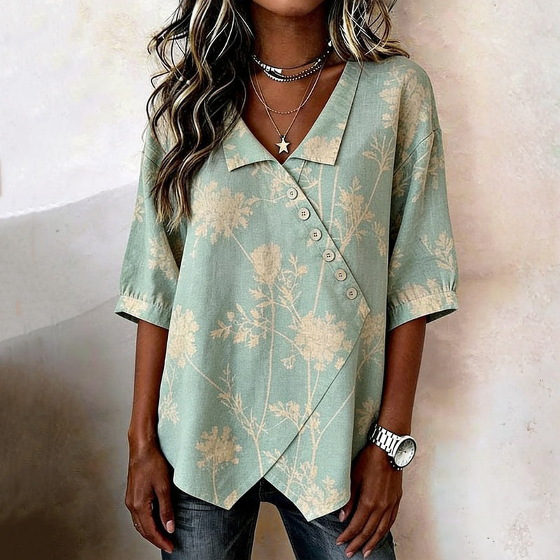 Vintage Irregular Blouse