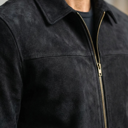 Suede Zip Jacket