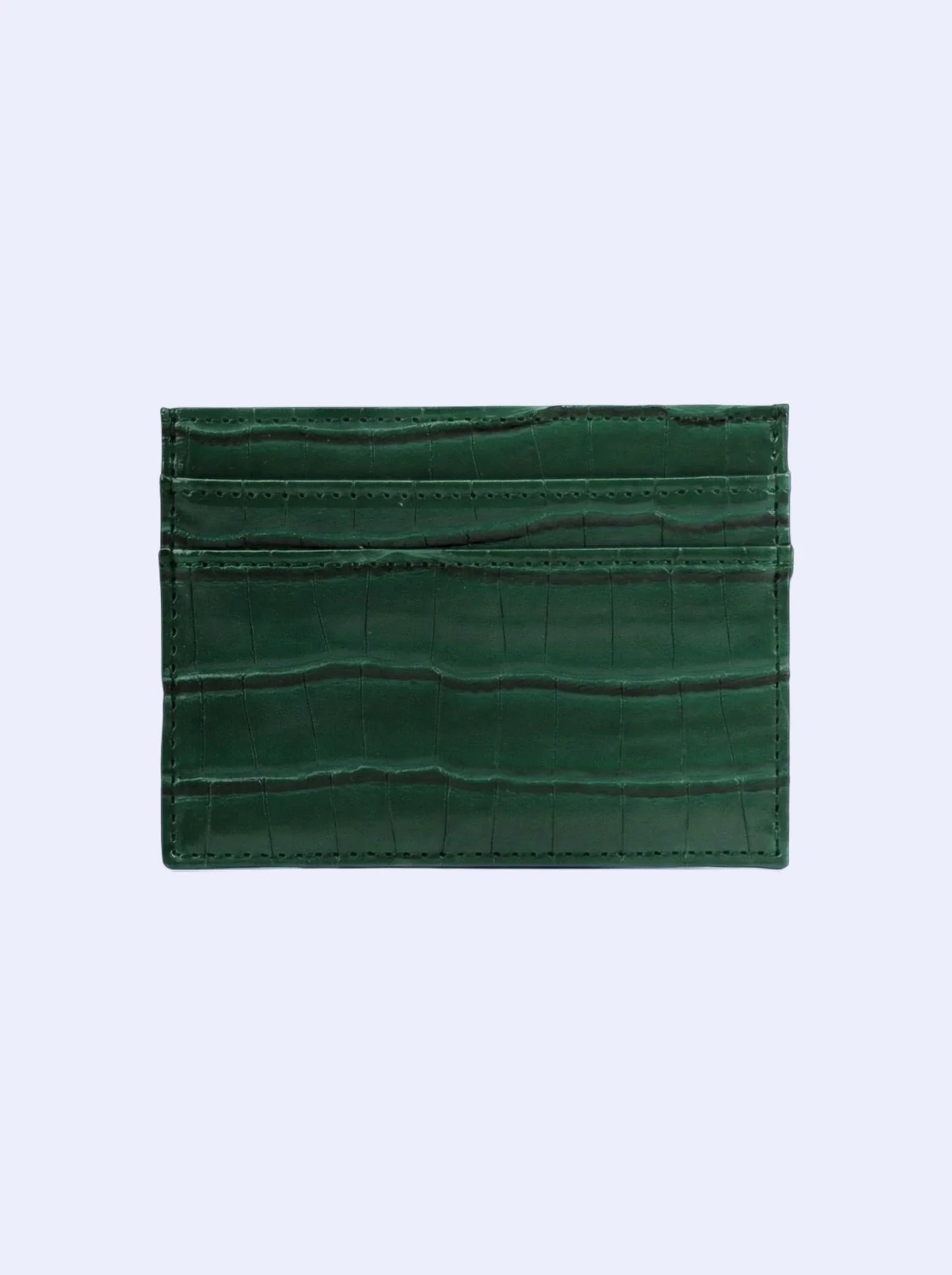 Forest Green Croc Cardholder