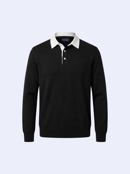 Polo Knit Black