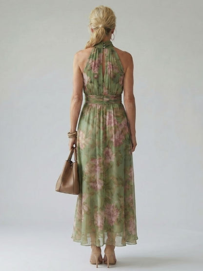 May Halter Midi Dress