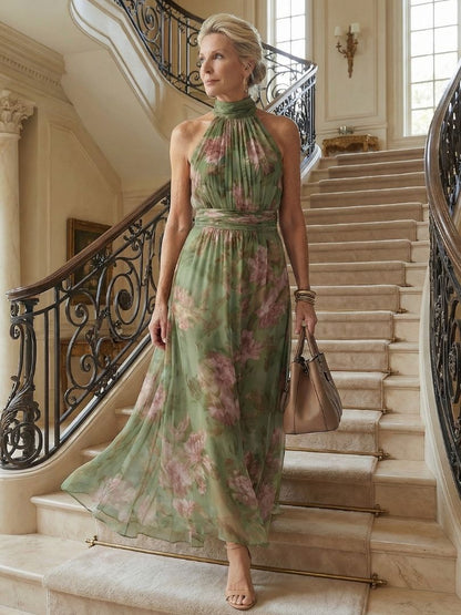 May Halter Midi Dress