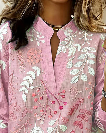 Soft Touch Floral Blouse