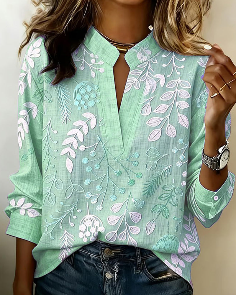Soft Touch Floral Blouse