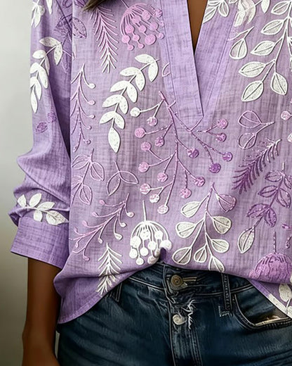 Soft Touch Floral Blouse