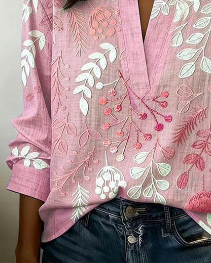 Soft Touch Floral Blouse
