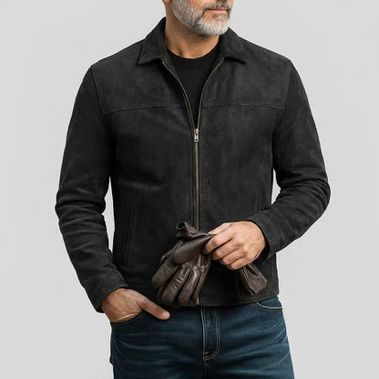Suede Zip Jacket
