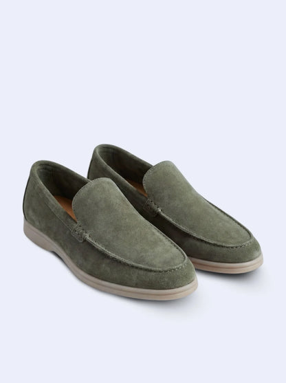 Moss Green Savile Loafers